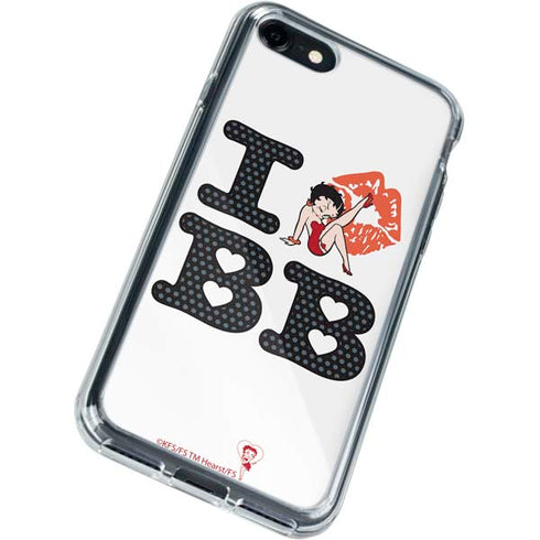 Betty Boop I Love BB iPhone SE (2nd & 3rd Gen) Clear Case