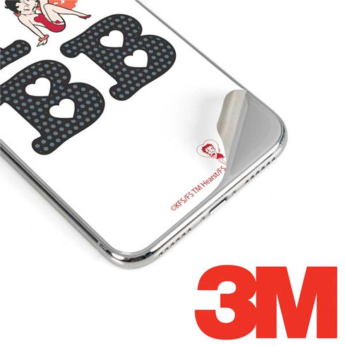 Betty Boop I Love BB iPhone XR Skin