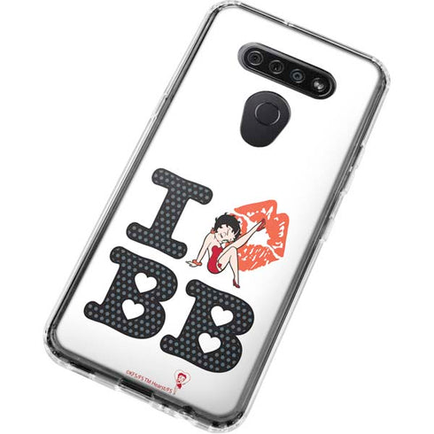 Betty Boop I Love BB LG K51/Q51 Clear Case