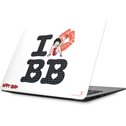 Betty Boop I Love BB Apple MacBook Skin