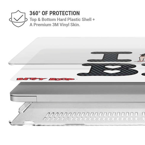 Betty Boop I Love BB MacBook Air 13in M1 (2021) Case plus Skin