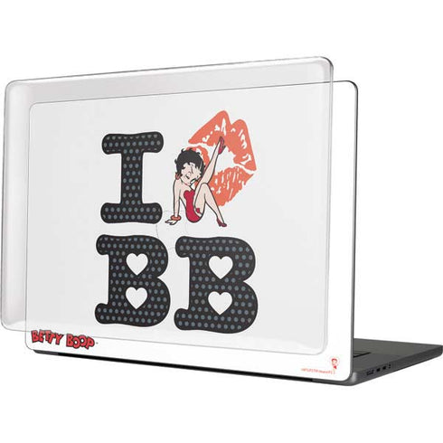Betty Boop I Love BB MacBook Pro 16in (2021-25) Case plus Skin