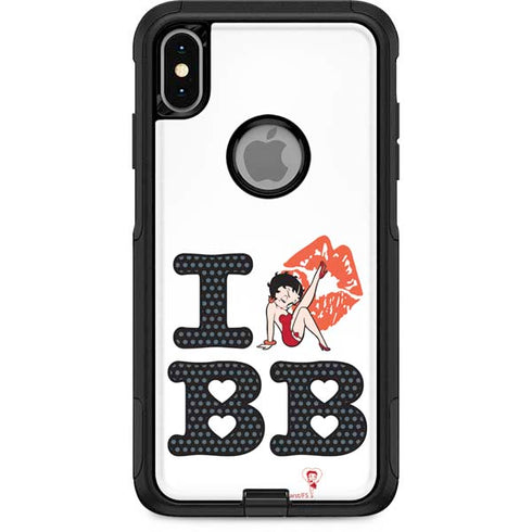Betty Boop I Love BB Otterbox Commuter iPhone Skin