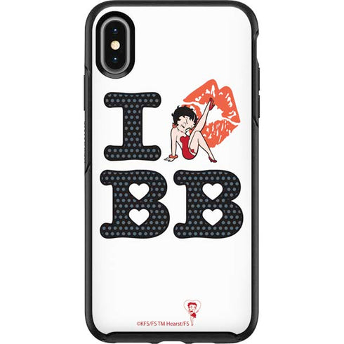 Betty Boop I Love BB Otterbox Symmetry iPhone Skin