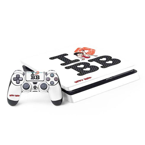 Betty Boop I Love BB PS4 Slim Bundle Skin