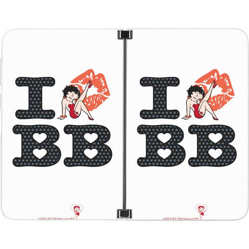 Betty Boop I Love BB Surface Duo Skin