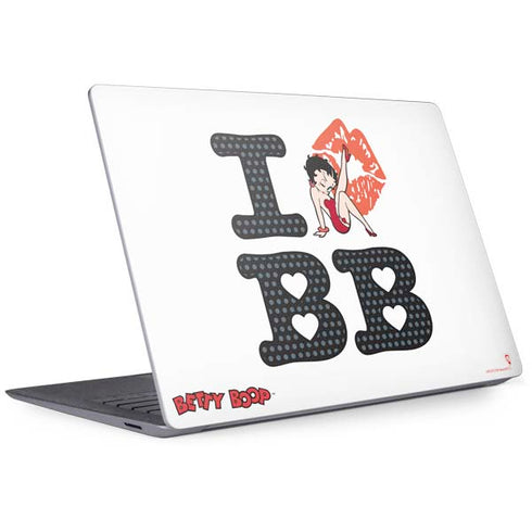 Betty Boop I Love BB Surface Laptop 3 13.5in Skin