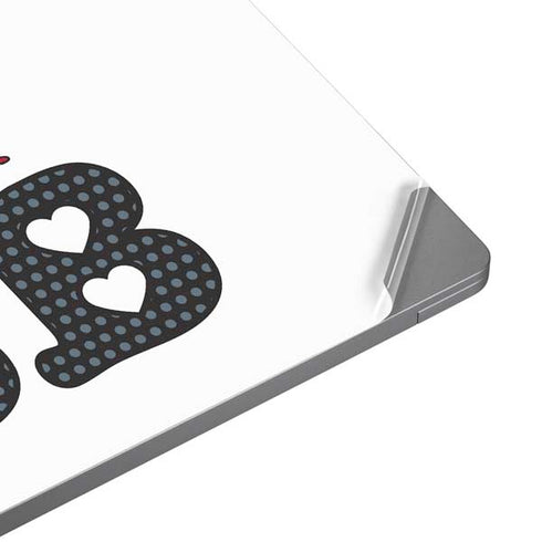 Betty Boop I Love BB Universal Laptop 12in (9.8 x 6.8in) Skin