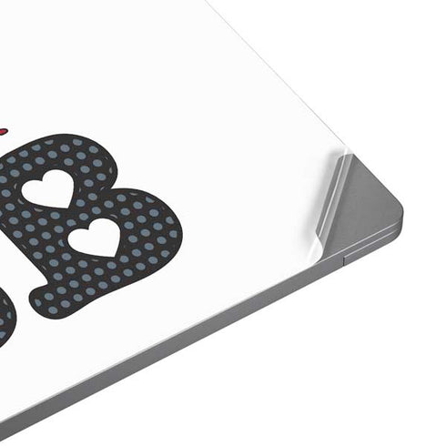 Betty Boop I Love BB Universal Laptop 18in (14.6 x 10.6in) Skin