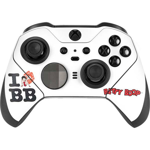 Betty Boop I Love BB Xbox Elite Wireless Controller Series 2 Skin