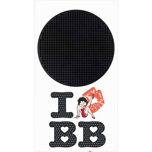 Betty Boop I Love BB Xbox Series S Skins