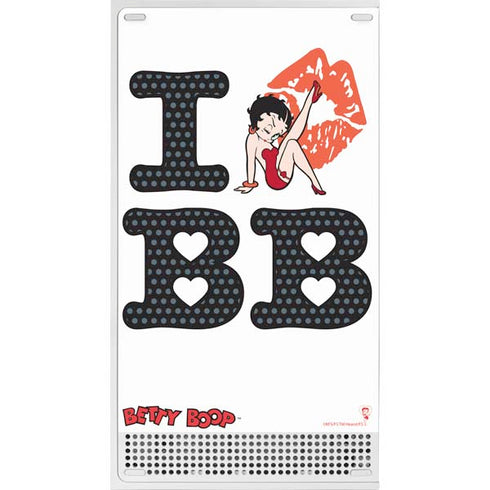 Betty Boop I Love BB Xbox Series S Skins