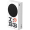 Betty Boop I Love BB Xbox Series S Console Skin