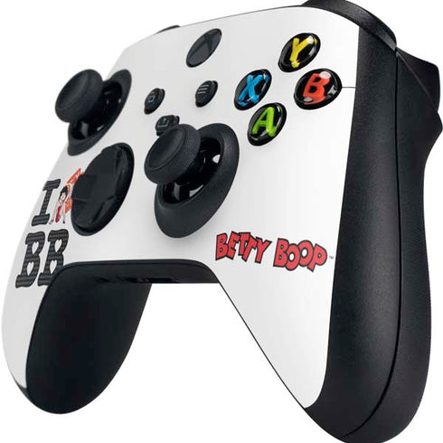Betty Boop I Love BB Xbox Series X Controller Skin
