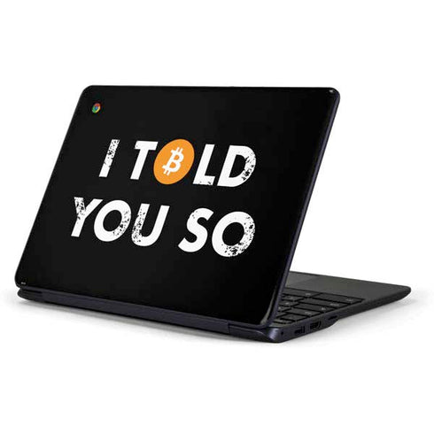 I Told You So Samsung Chromebook Skin