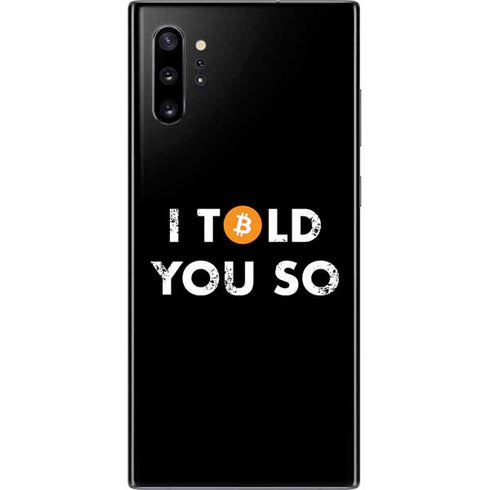 I Told You So Galaxy Note 10 Plus Skin