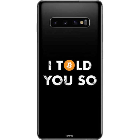 I Told You So Galaxy S10 Plus Skin