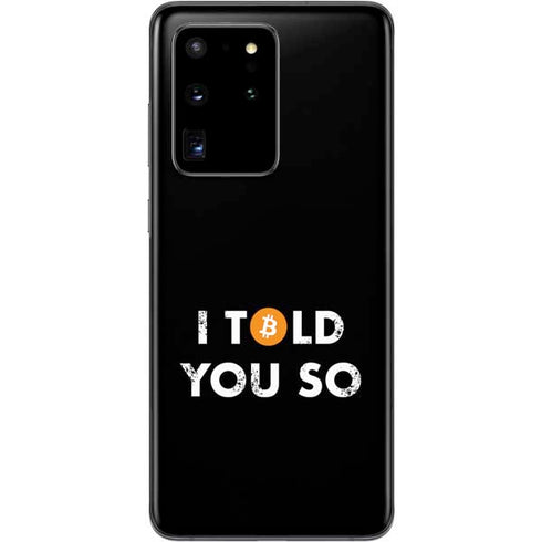 I Told You So Galaxy S20 Ultra 5G Skin