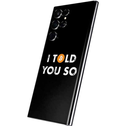 I Told You So Galaxy S22 Ultra Skin