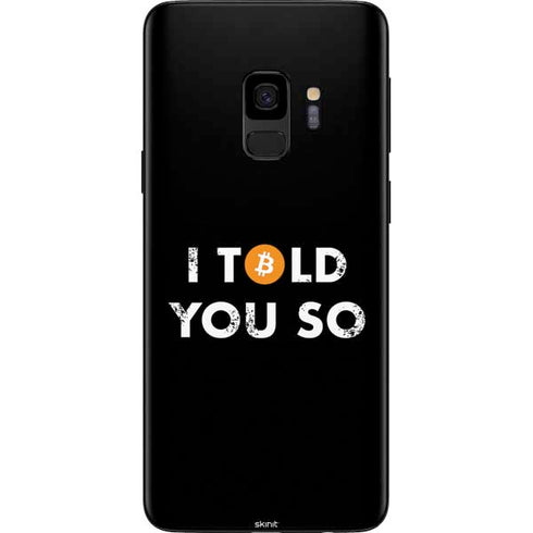 I Told You So Galaxy S9 Skin