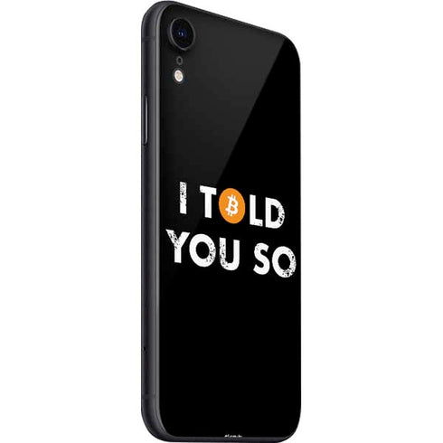 I Told You So iPhone SE (2nd & 3rd Gen) Skin