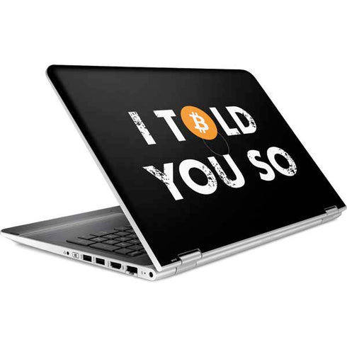 I Told You So HP Pavilion Skin