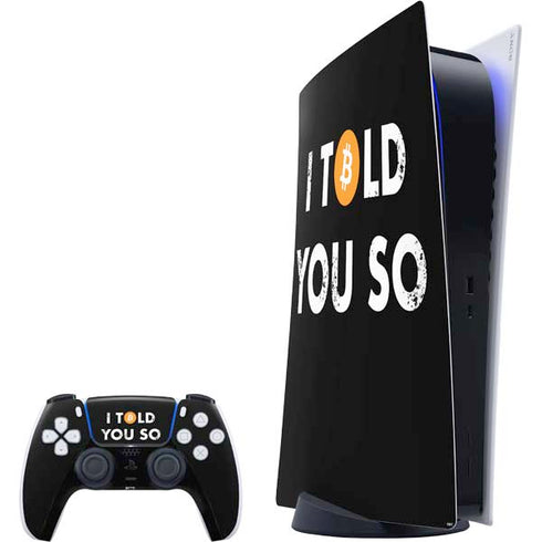 I Told You So PS5 Digital Edition Bundle Skin