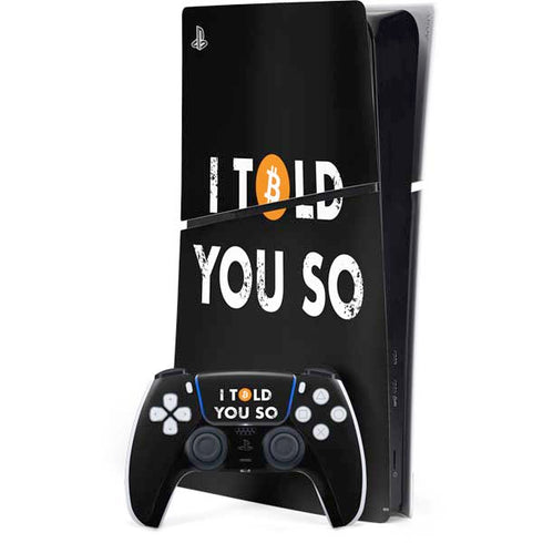 I Told You So PS5 Slim Digital Edition Bundle Skin