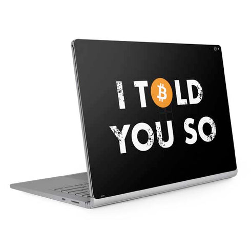 I Told You So Surface Book 2 15in Skin