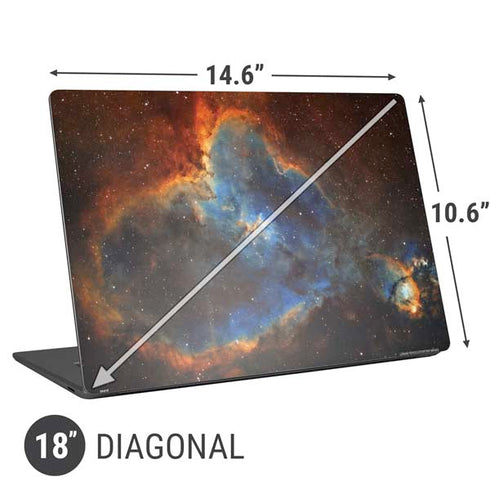 IC 1805 The Heart Nebula in Cassiopeia Universal Laptop 18in (14.6 x 10.6in) Skin