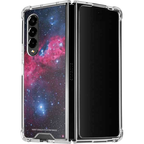 IC 2177 The Seagull Nebula Galaxy Z Fold4 5G Clear Case