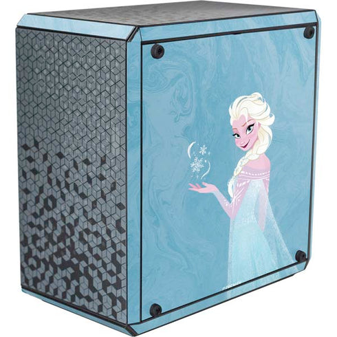 Disney Frozen Ice Blue Elsa Art Cooler Master MasterBox Q300L Mini Tower Skin