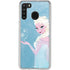 Disney Frozen Ice Blue Elsa Art Galaxy A21 Clear Case