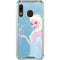 Disney Frozen Ice Blue Elsa Art Galaxy A30 Clear Case