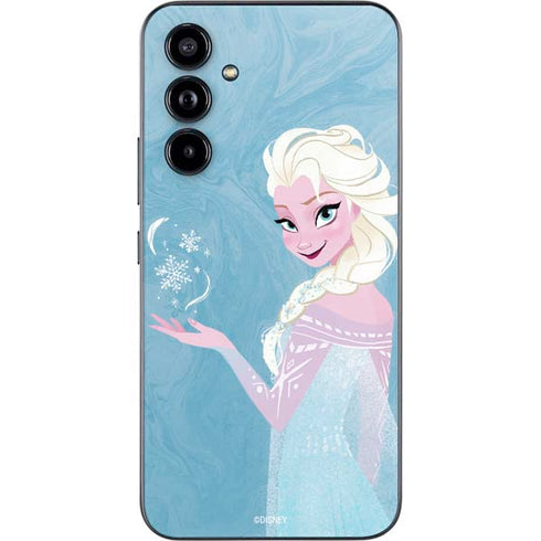 Disney Frozen Ice Blue Elsa Art Galaxy A54 5G Skin