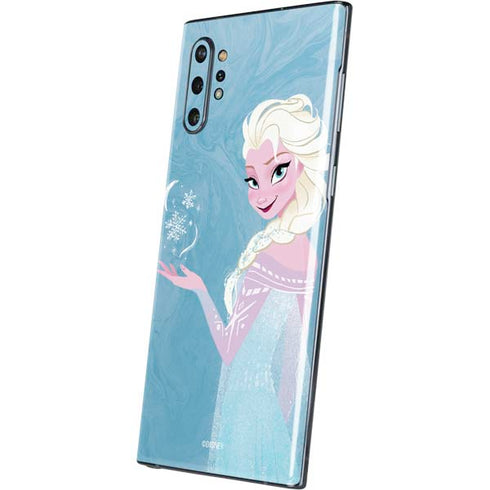 Disney Frozen Ice Blue Elsa Art Galaxy Note 10 Plus Skin