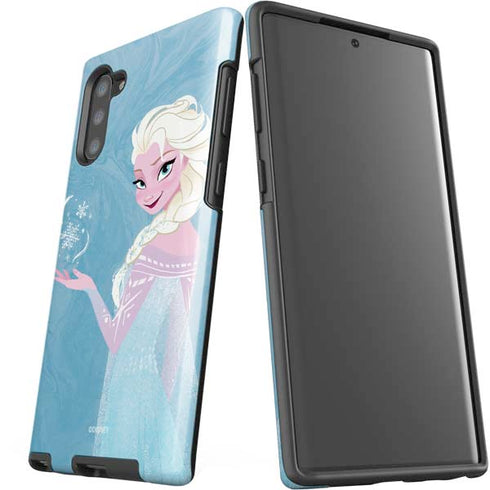 Disney Frozen Ice Blue Elsa Art Galaxy Note 10 Pro Case
