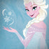 Disney Frozen Ice Blue Elsa Art Galaxy Note 8 Skin