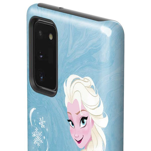 Disney Frozen Ice Blue Elsa Art Galaxy Note20 5G Pro Case