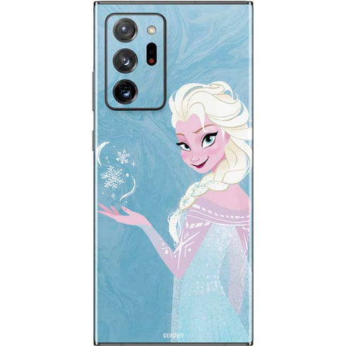 Disney Frozen Ice Blue Elsa Art Galaxy Note20 Ultra 5G Skin