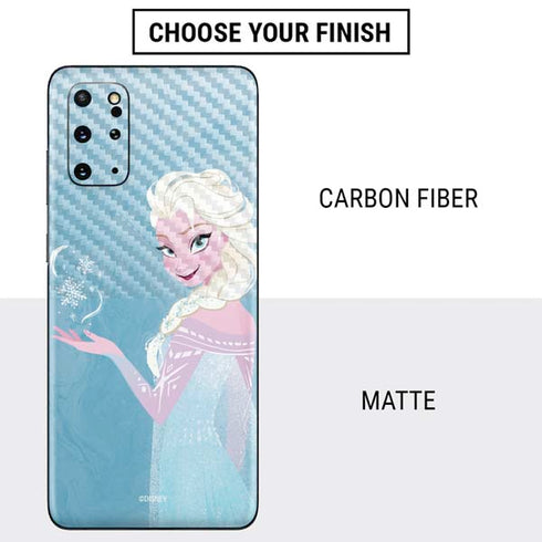 Disney Frozen Ice Blue Elsa Art Galaxy S20 Plus Skin