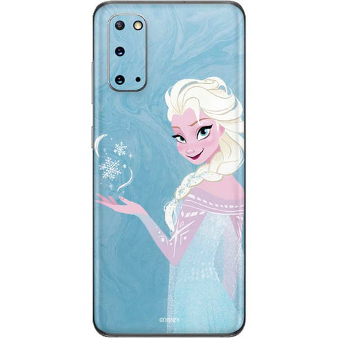 Disney Frozen Ice Blue Elsa Art Galaxy S20 Skin