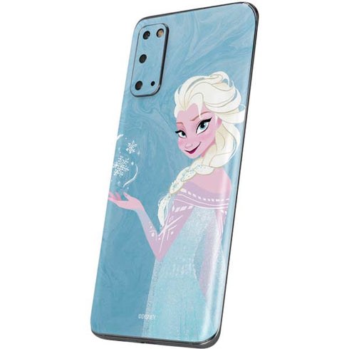 Disney Frozen Ice Blue Elsa Art Galaxy S20 Skin