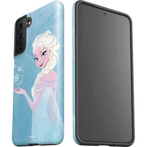 Disney Frozen Ice Blue Elsa Art Galaxy S21 FE Pro Case