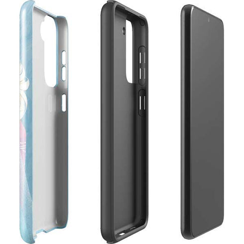 Disney Frozen Ice Blue Elsa Art Galaxy S21 Plus 5G Pro Case