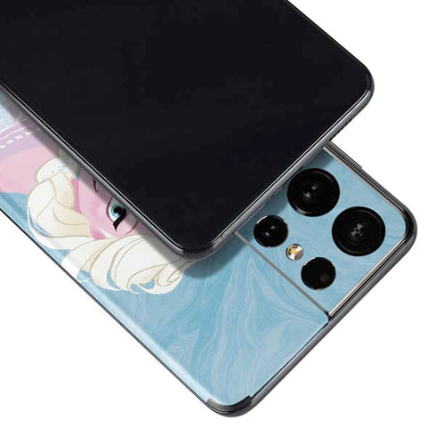 Disney Frozen Ice Blue Elsa Art Galaxy S21 Ultra 5G Skin