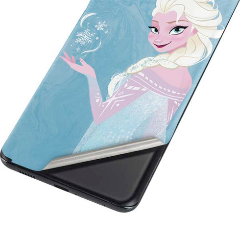 Disney Frozen Ice Blue Elsa Art Galaxy S21 Ultra 5G Skin