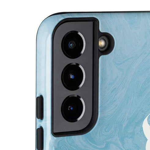 Disney Frozen Ice Blue Elsa Art Galaxy S22 Plus Pro Case