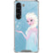 Disney Frozen Ice Blue Elsa Art Galaxy S23 Clear Case