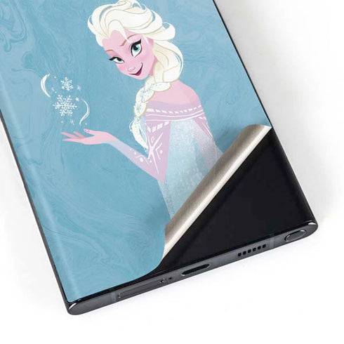 Disney Frozen Ice Blue Elsa Art Galaxy S23 Ultra Skin